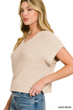 Textured Sweater Vest