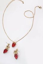Strawberry Bow Earrings