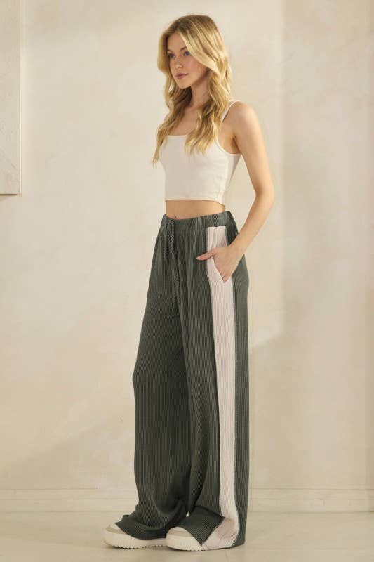 EP6861-10 URBAN RIB CASUAL PANTS