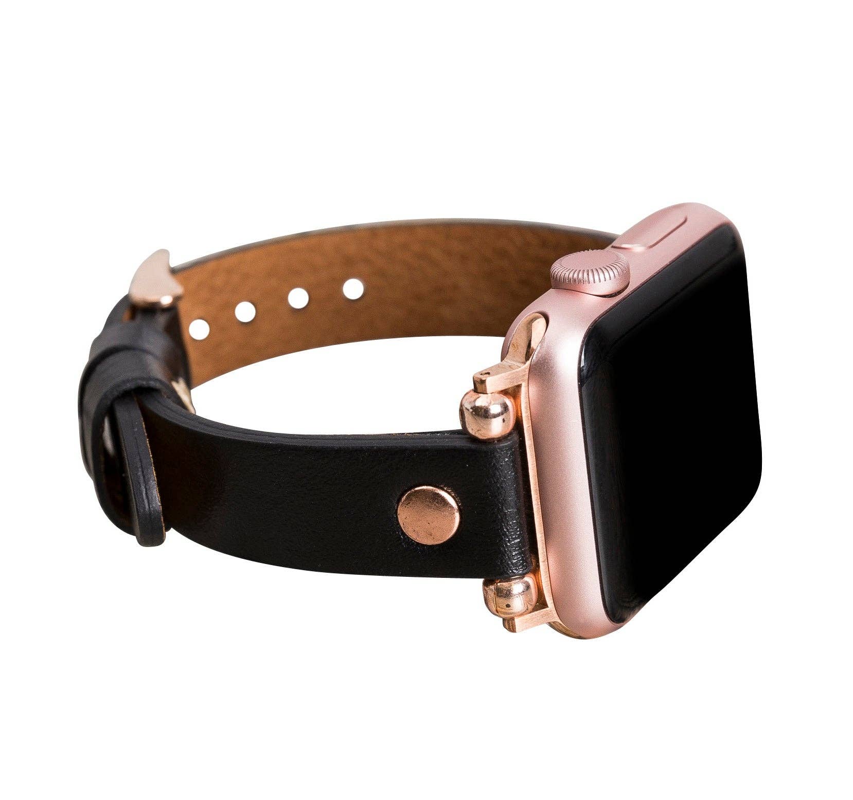Apple Watch Band 38mm 40mm 42mm 44mm, Leather Watchband, Leopard Apple Watch Strap, iWatch Bracelet, Personalized Gift, Custom iWatch Band