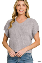 Textured Sweater Vest