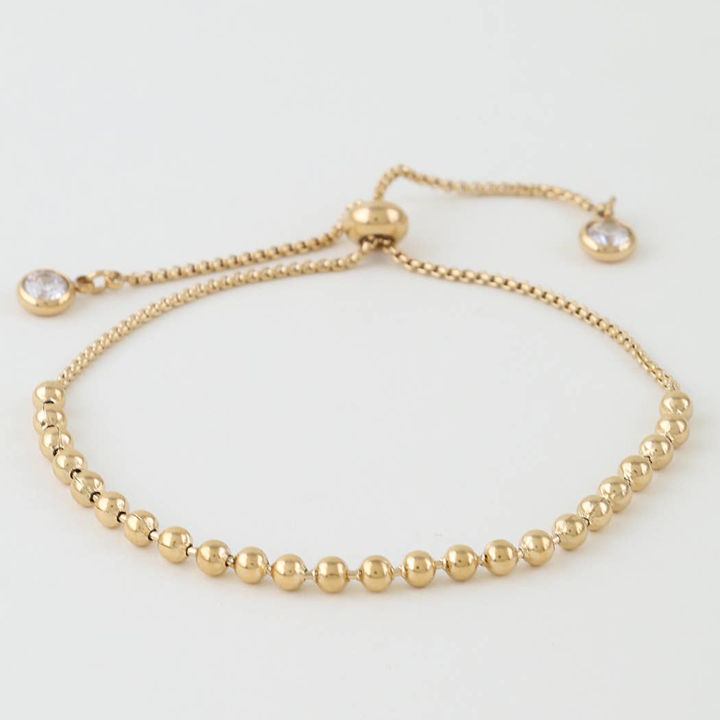 Classic Beaded Toggle Bracelet