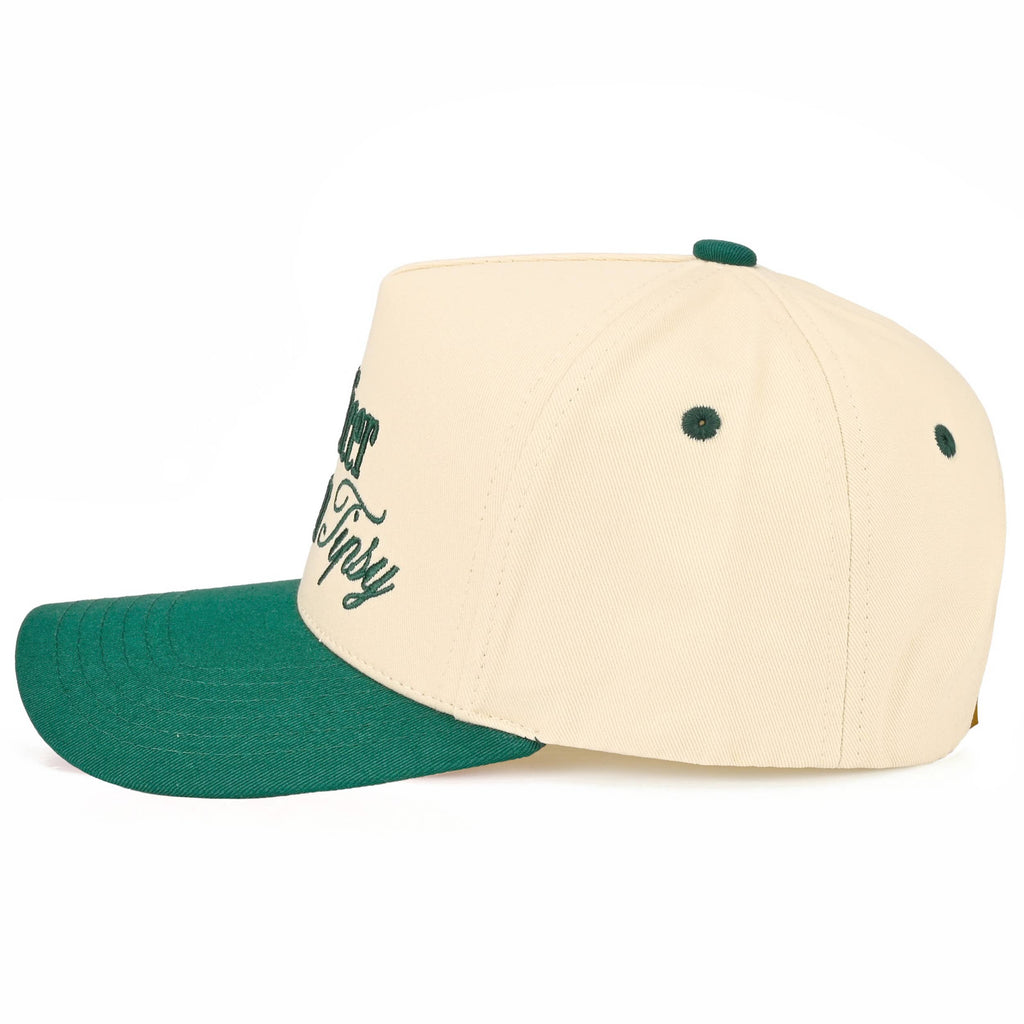 I'M NICER WHEN I AM TIPSY Letter on Two Tone Trucker Hat