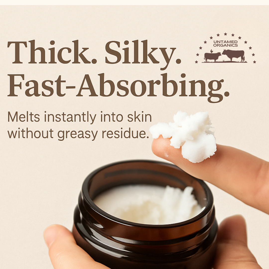 Grass-Fed Tallow & Wild Honey Skin Balm | 2 oz Glass Jar