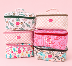 Quilted Western Makeup Bag  | Cowgirl Cosmetic Bag Fabric 
