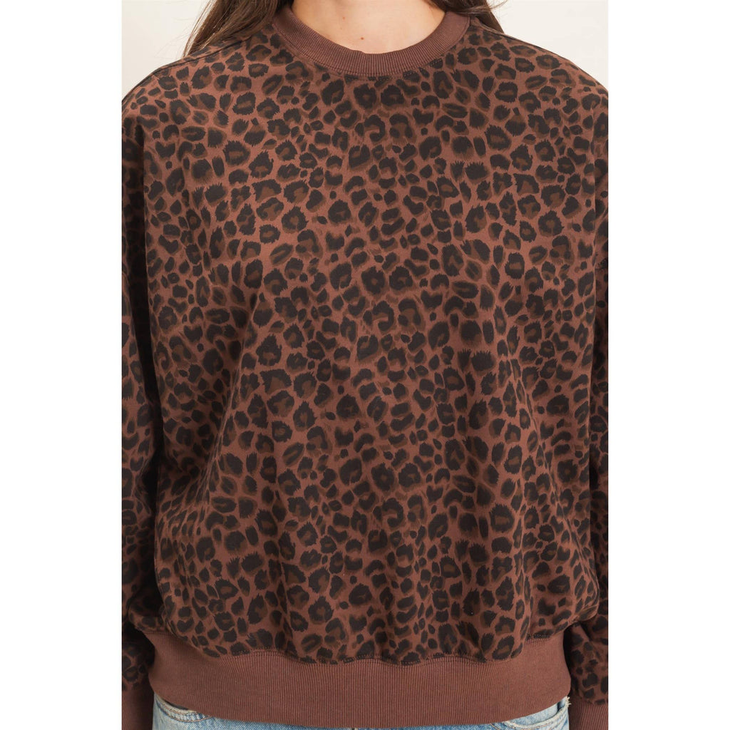 Leopard Print Sweatshirt