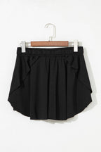 LAS Drawstring Elastic Waistband Lined Tennis Skorts (S-XL)