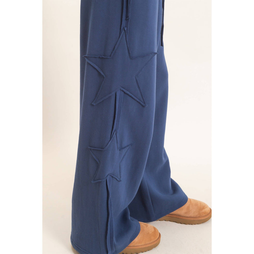 French Terry Star Patch Sweatpants