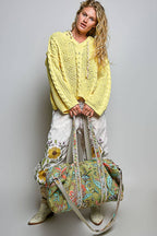 Front Pocket Quilted Adjustable Strap Bag