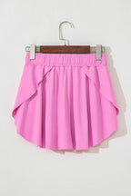 LAS Drawstring Elastic Waistband Lined Tennis Skorts (S-XL)