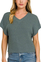 Textured Sweater Vest
