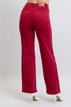 Heart Shaped Back Pockets High Waisted 90's Straight
