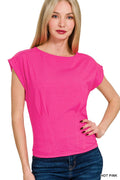 Gathered Waist Top - Zenana