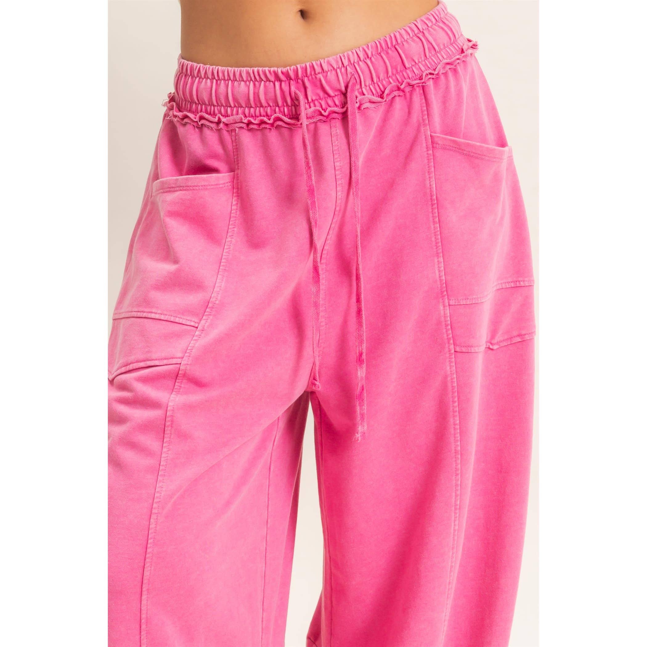 Mineral Washed Barrel Sweatpants