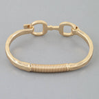 Hammered Toggle Cuff Bracelet
