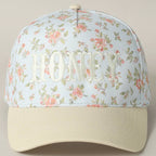 HONEY Embroidered Flower PatternTrucker Hat