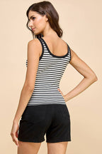 JK32311BS - MULTI STRIPE TANK CROP TOP