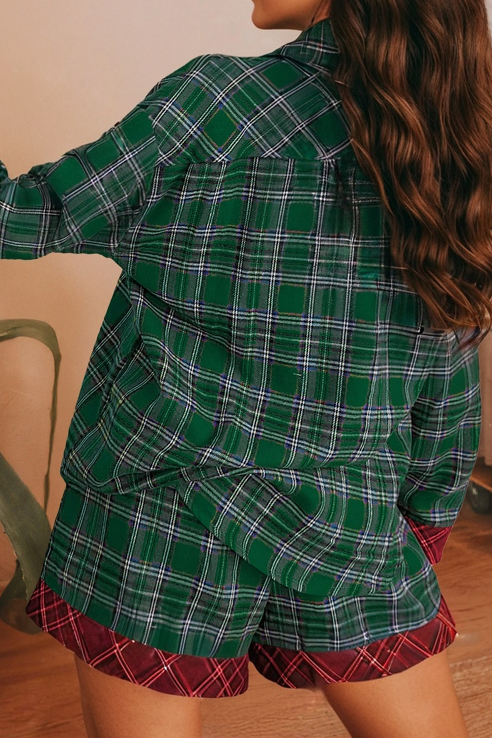 Christmas Morning Plaid PJs