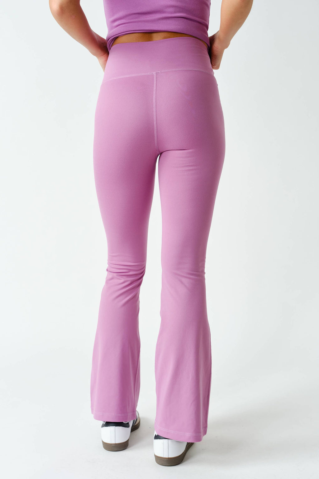 Venice Seamless-Front Flare Pants