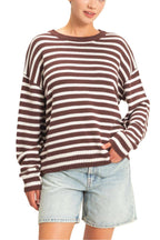 Striped Crew Neck Sweater