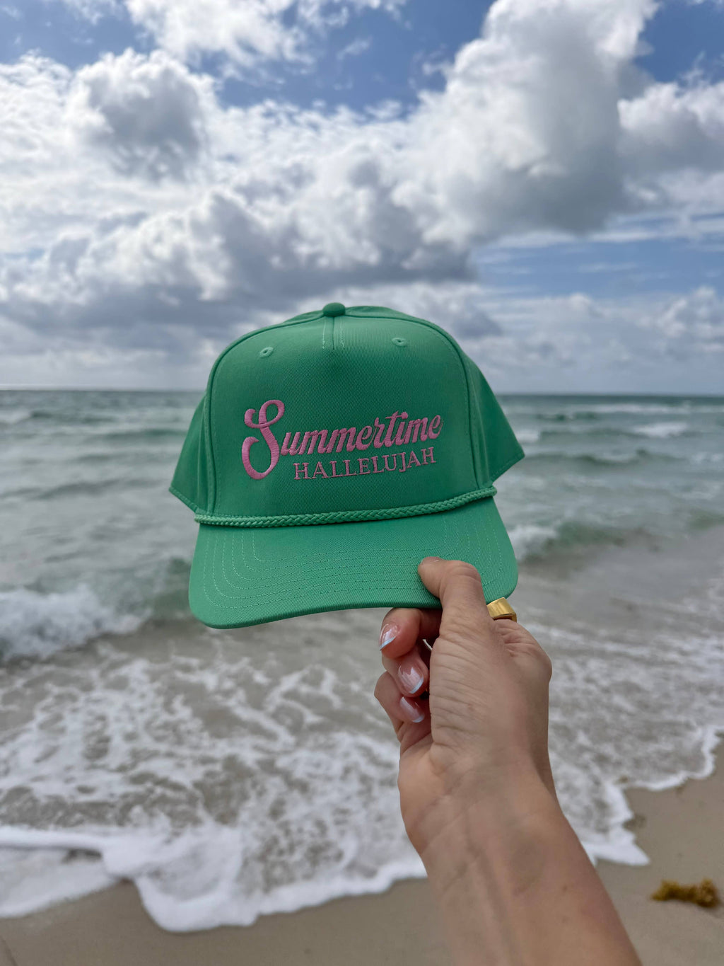 Summertime Hallelujah- Mint Green