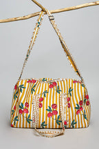 Front Pocket Quilted Adjustable Strap Bag