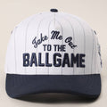 Take Me Out to the Ballgame Pinstripe Trucker Hat