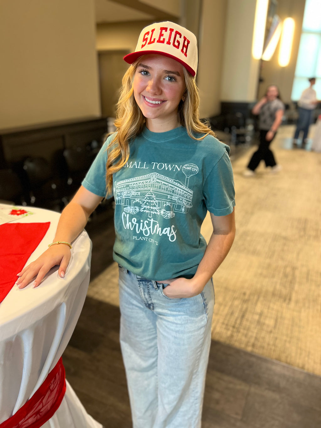 Sleigh Embroidered Trucker Hat