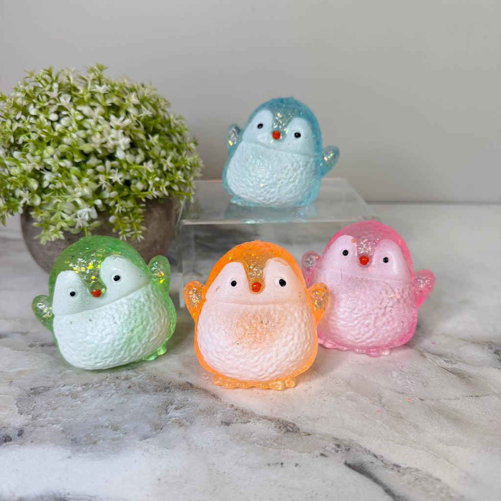 Squishy Toy - Glitter Penguin