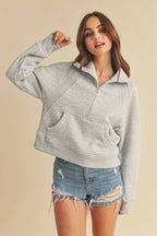 950CK Dove Funnel Neck Half Zip 6