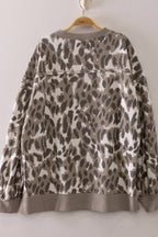 NT12770-Printed Crew Neck Sweatshirt
