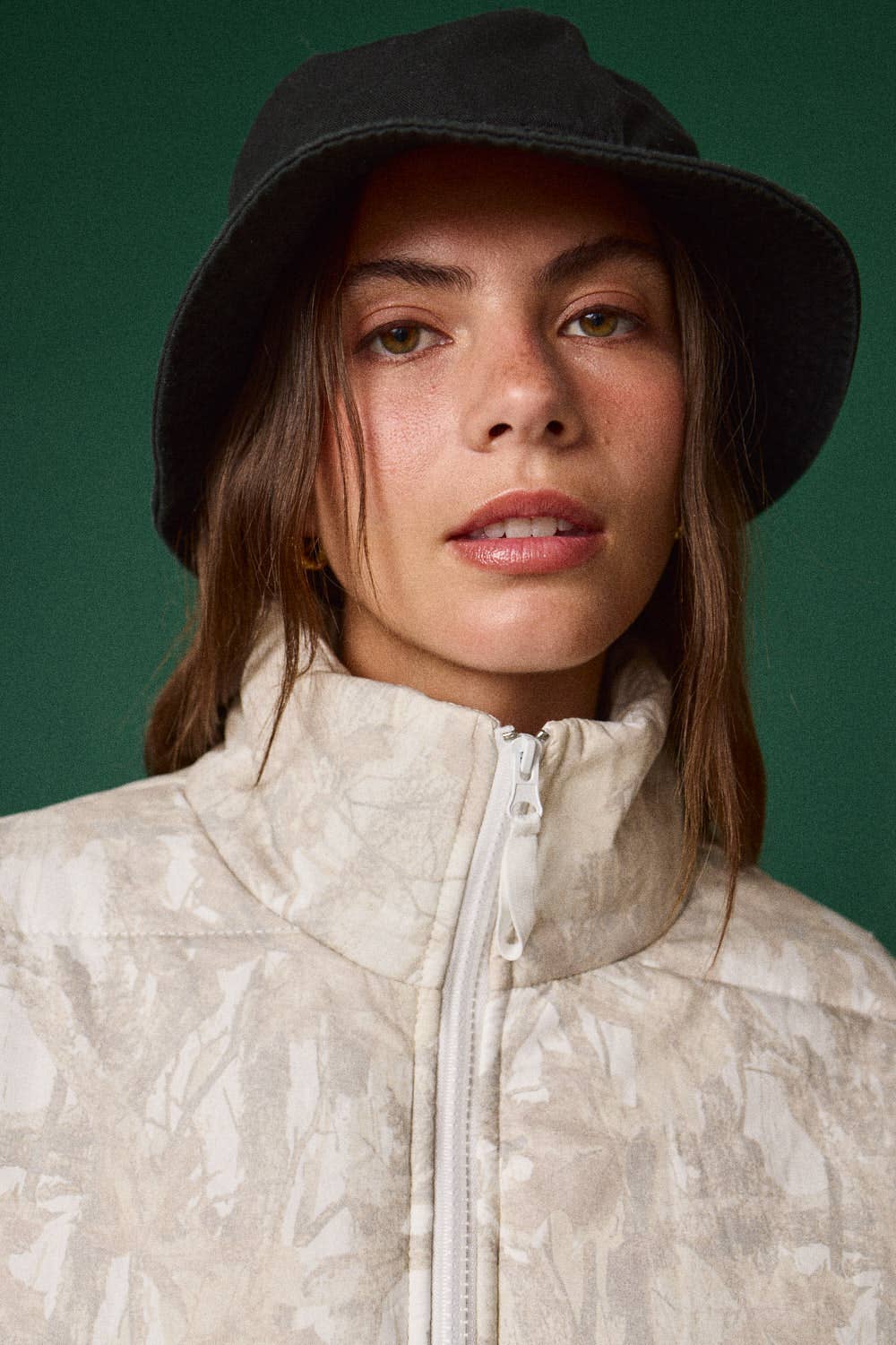 PJ16891-3 - CAMO QUILTED PUFFER JACKET