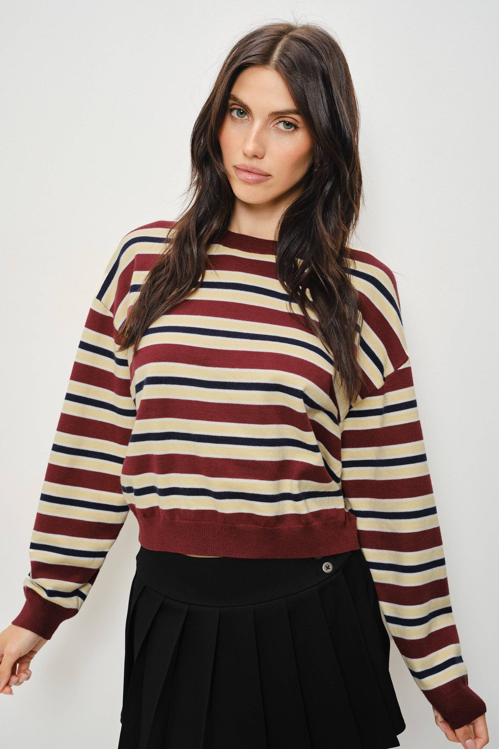 POSY STRIPED SWEATER