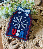 USA Firework Car Freshie 