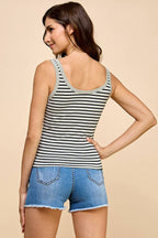 JK32311BS - MULTI STRIPE TANK CROP TOP