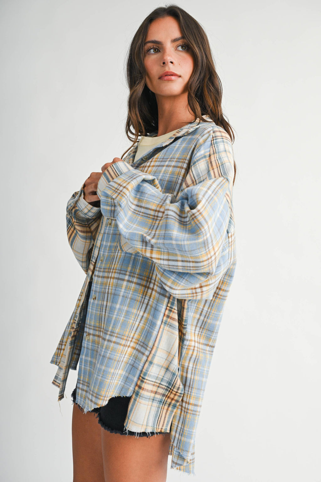 8376EN Kambrie Plaid Flannel Shirt