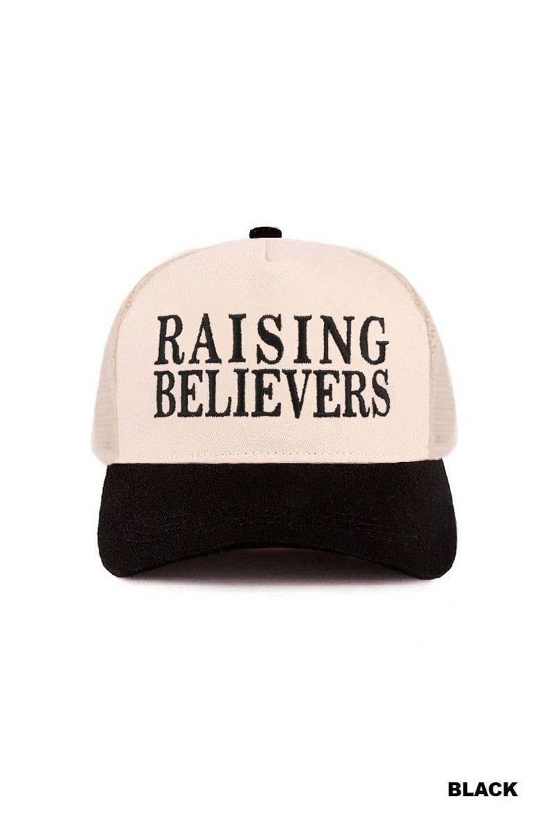 Raising Believers Two Tone Mesh Snapback Hat