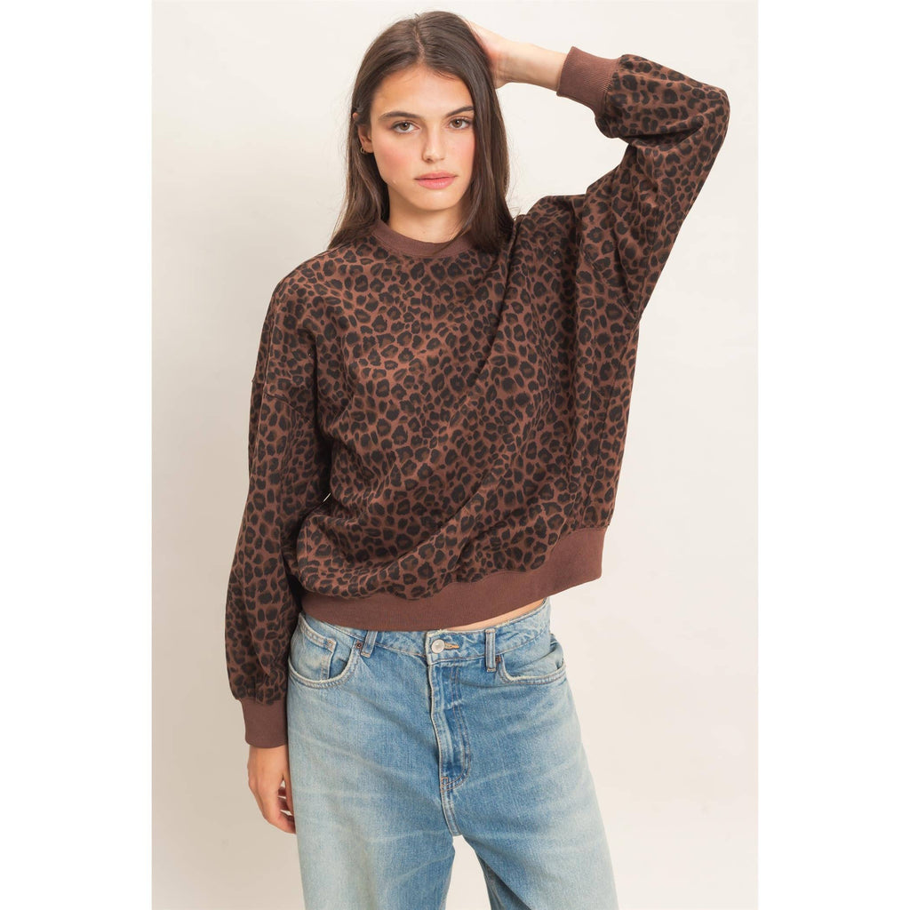 Leopard Print Sweatshirt
