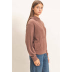 Long Sleeve Hoodie With Kangaroo Pocket