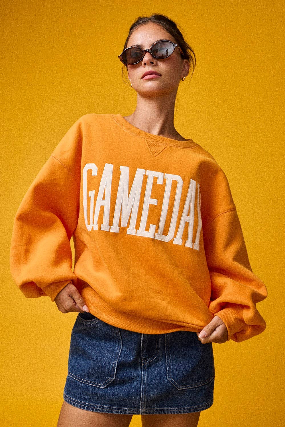 PT18777 - Heather Gameday Sweatshirt