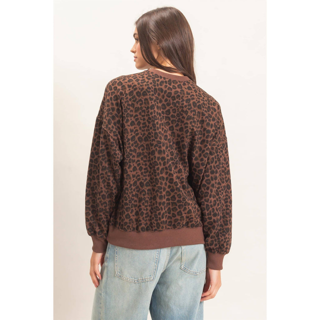Leopard Print Sweatshirt