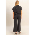 Dolman Sleeve Top And Pant Set