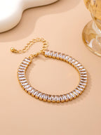 Baguette Crystal Tennis Bracelet | 80B1658