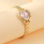 HEART DIAL OVAL BAND BRACELET WATCH | 40W3000