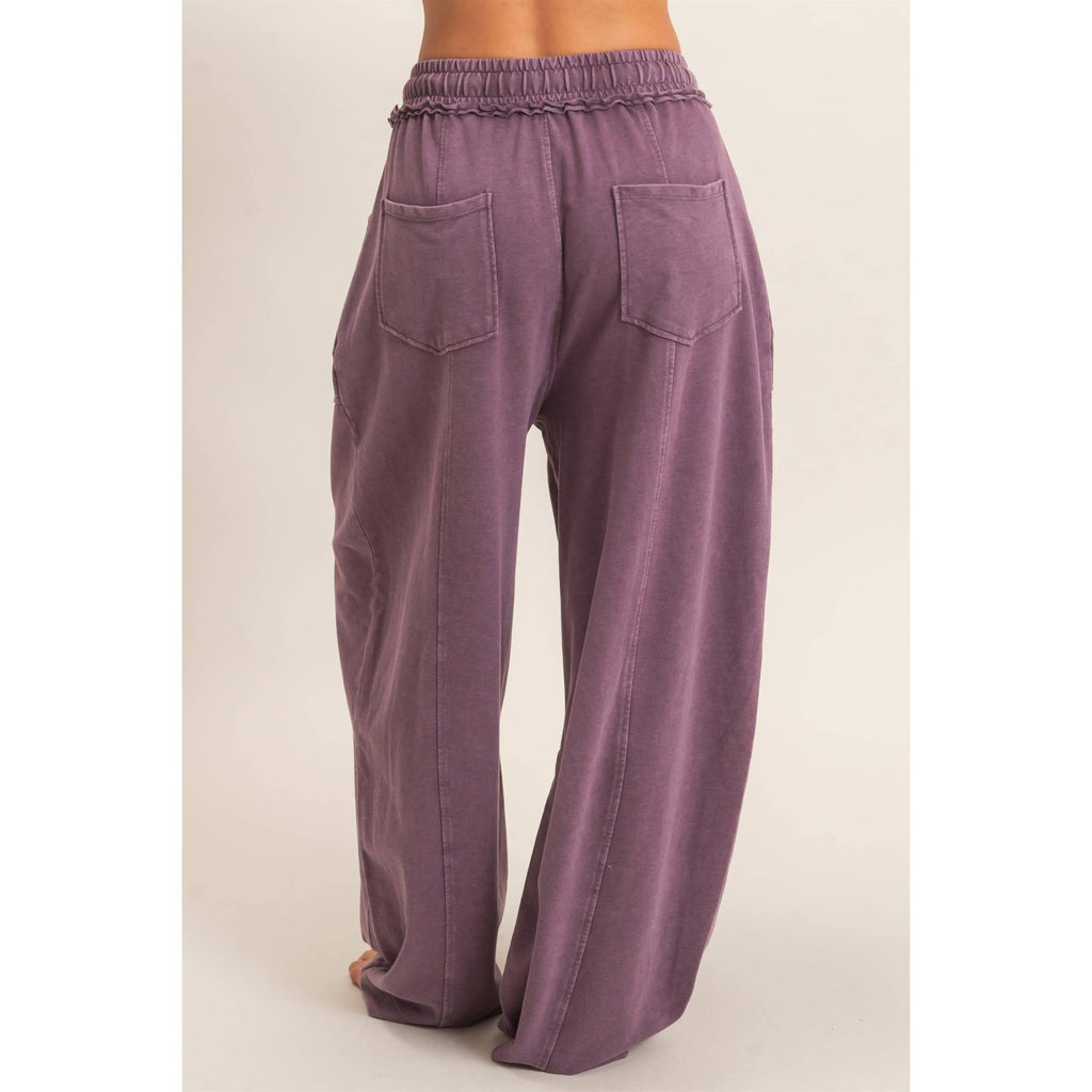 Mineral Washed Barrel Sweatpants