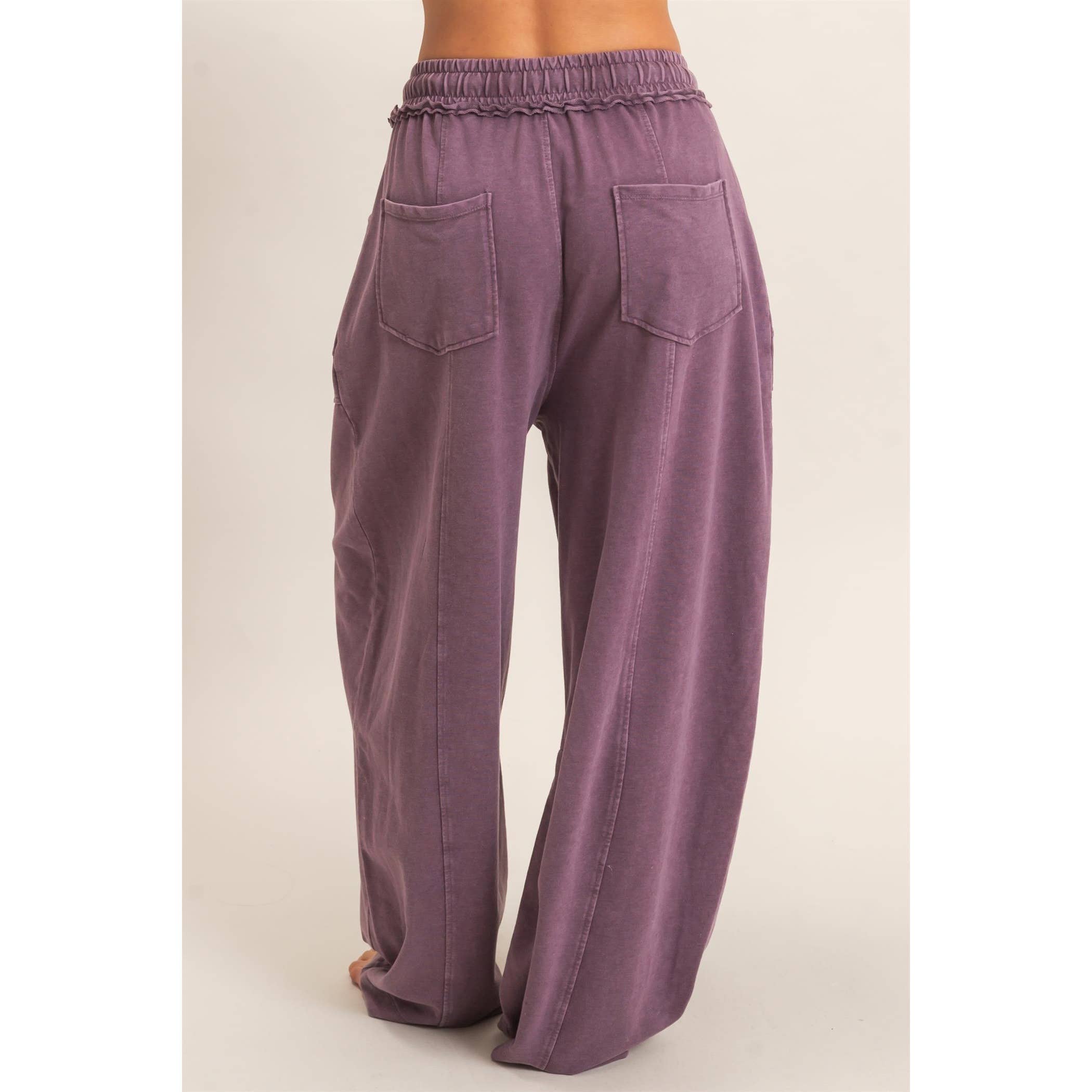 Mineral Washed Barrel Sweatpants