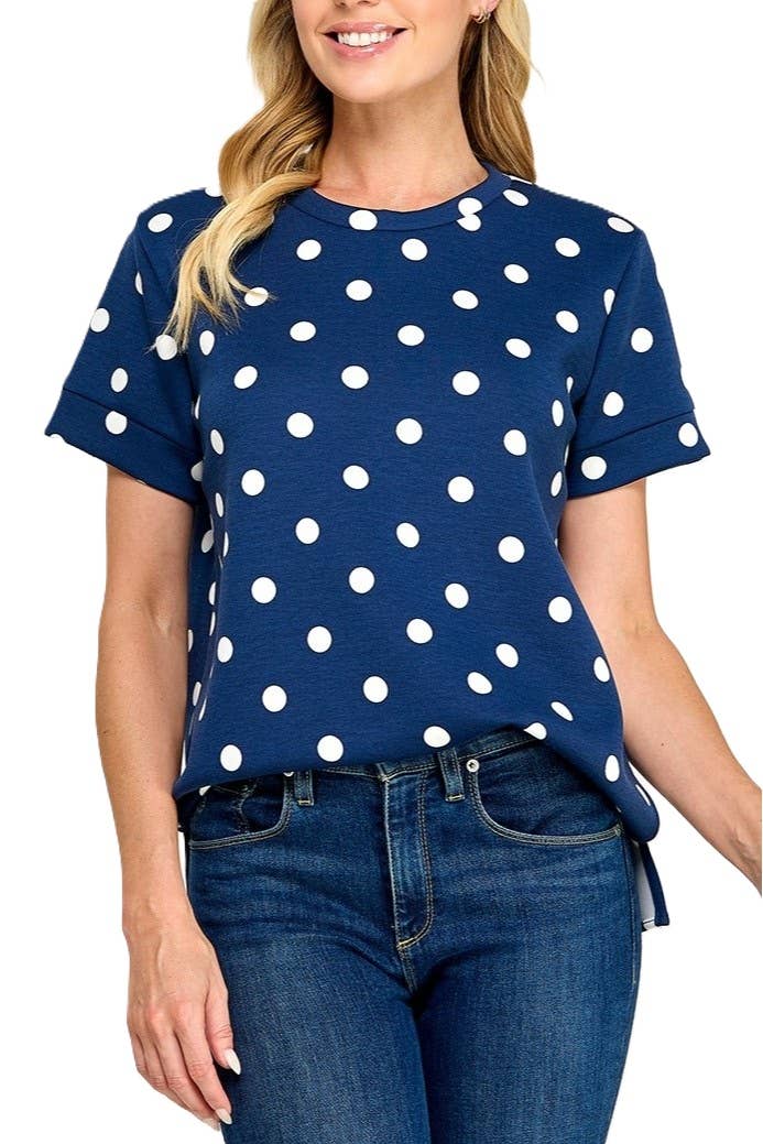 Luxe Polka Dot T Shirt
