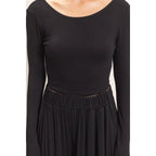 Long Sleeve Top & Wide Leg Pants Set