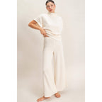 Dolman Sleeve Top And Pant Set