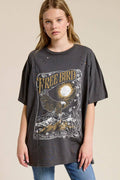 Free Bird Soaring Graphic S/S Oversized Seamless Tee